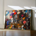 Floral Canvas Wall Art WAD1071-F 90 x 60 cm / Stretched on hidden frame