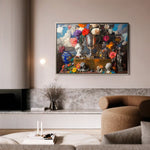 Floral Canvas Wall Art WAD1071-F 90 x 60 cm / Stretched on hidden frame