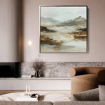 Abstract 1072 Canvas Art 60 x 60 cm / Stretched on hidden frame