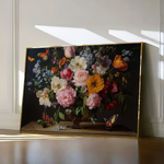 Floral Canvas Wall Art WAD1073-F 90 x 60 cm / Stretched on hidden frame