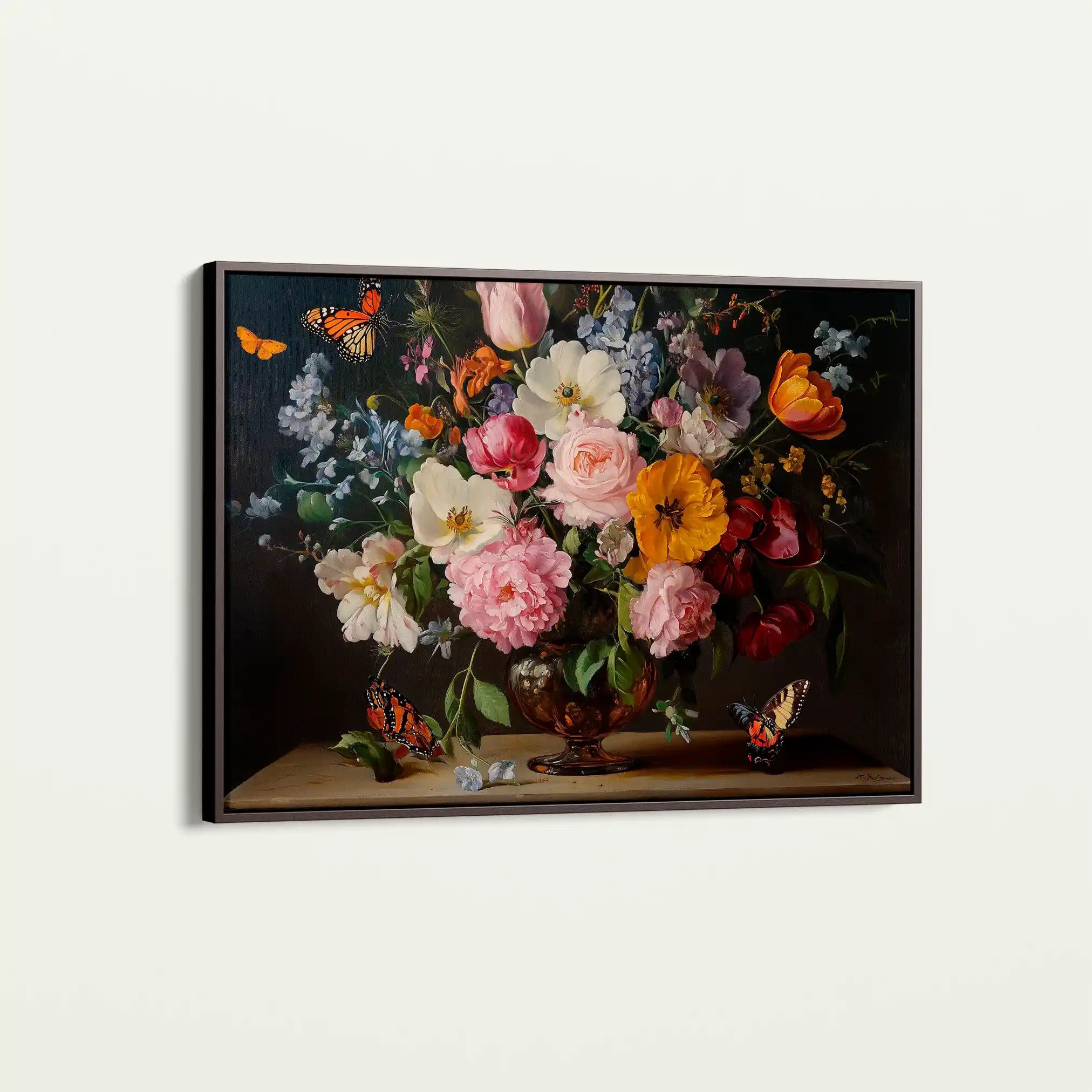 Floral Canvas Wall Art WAD1073-F 90 x 60 cm / Stretched on hidden frame