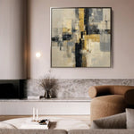 Abstract 1075 Canvas Art 60 x 60 cm / Stretched on hidden frame