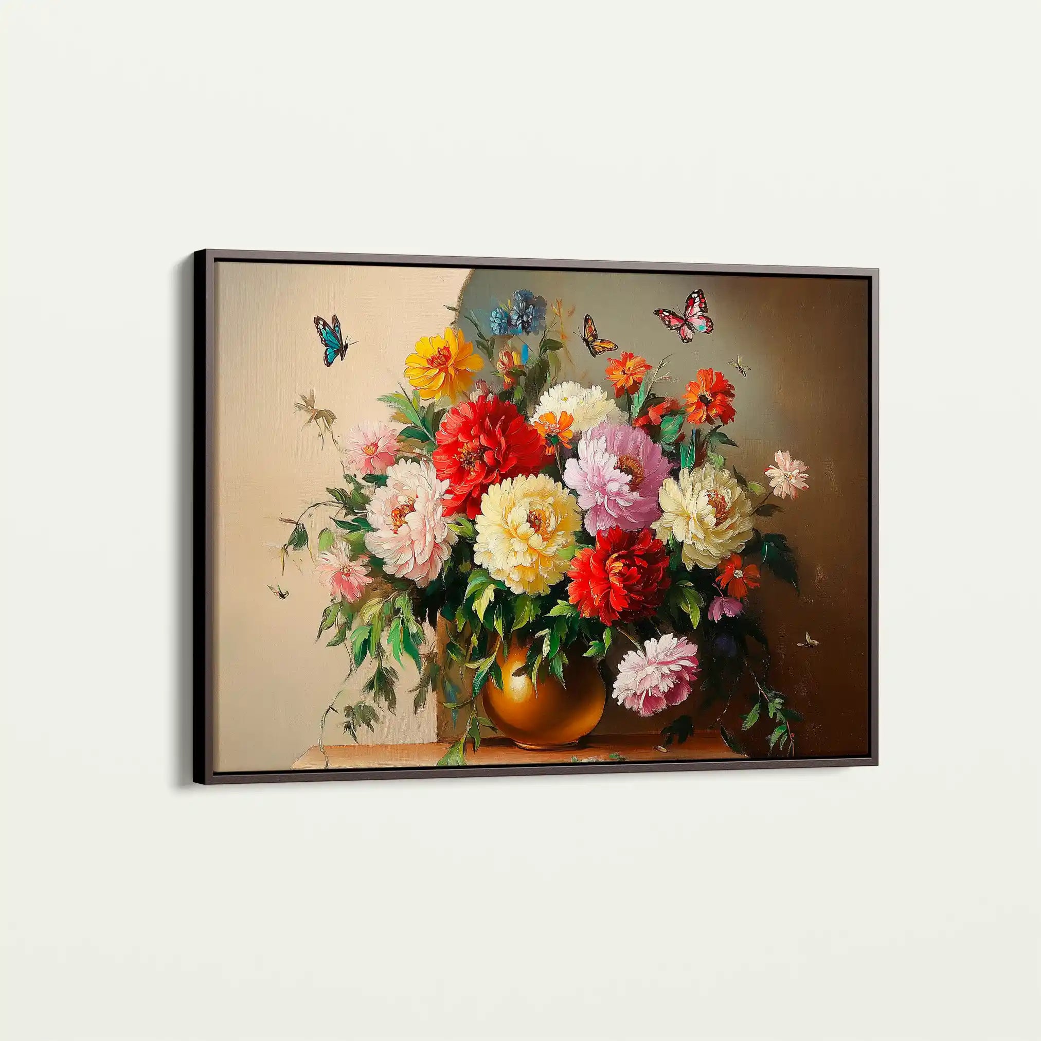 Floral Canvas Wall Art WAD1075-F 90 x 60 cm / Stretched on hidden frame