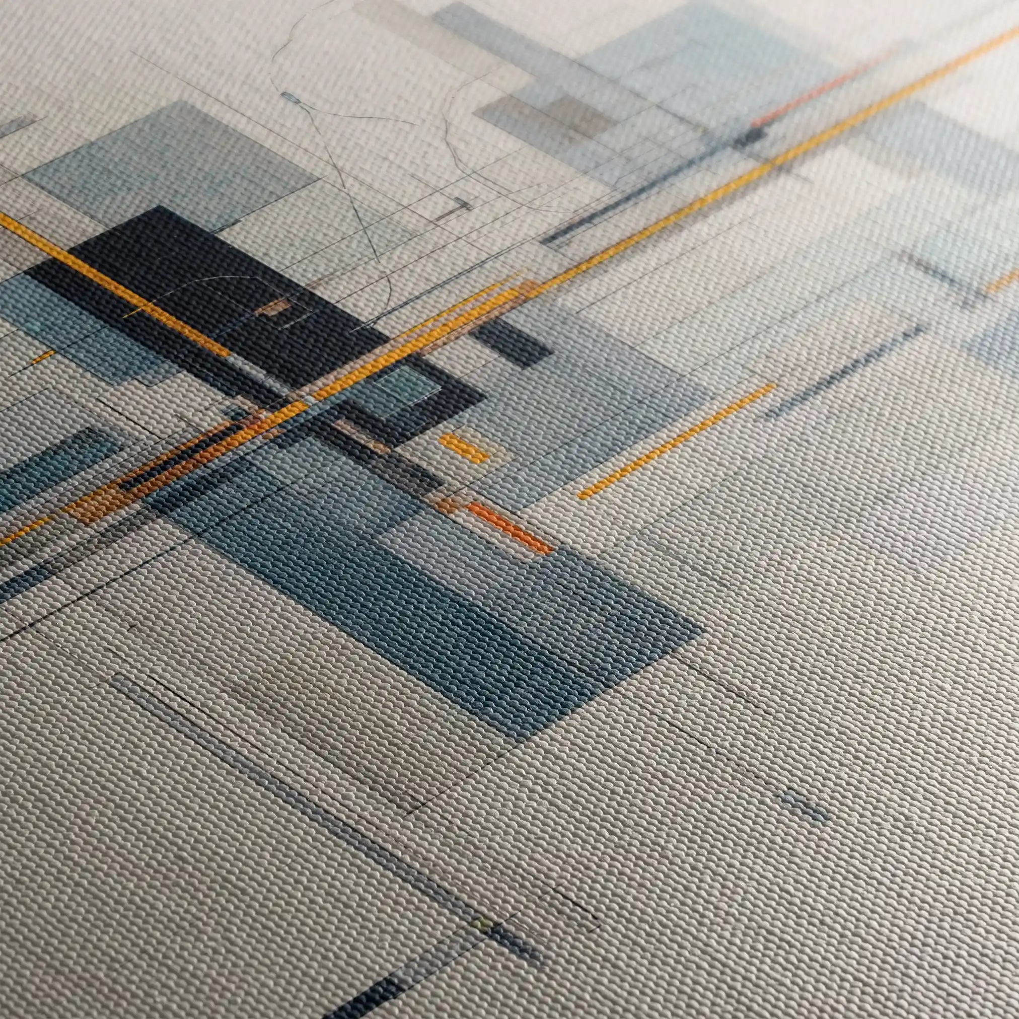 Abstract 1076 Canvas Art 60 x 60 cm / Stretched on hidden frame