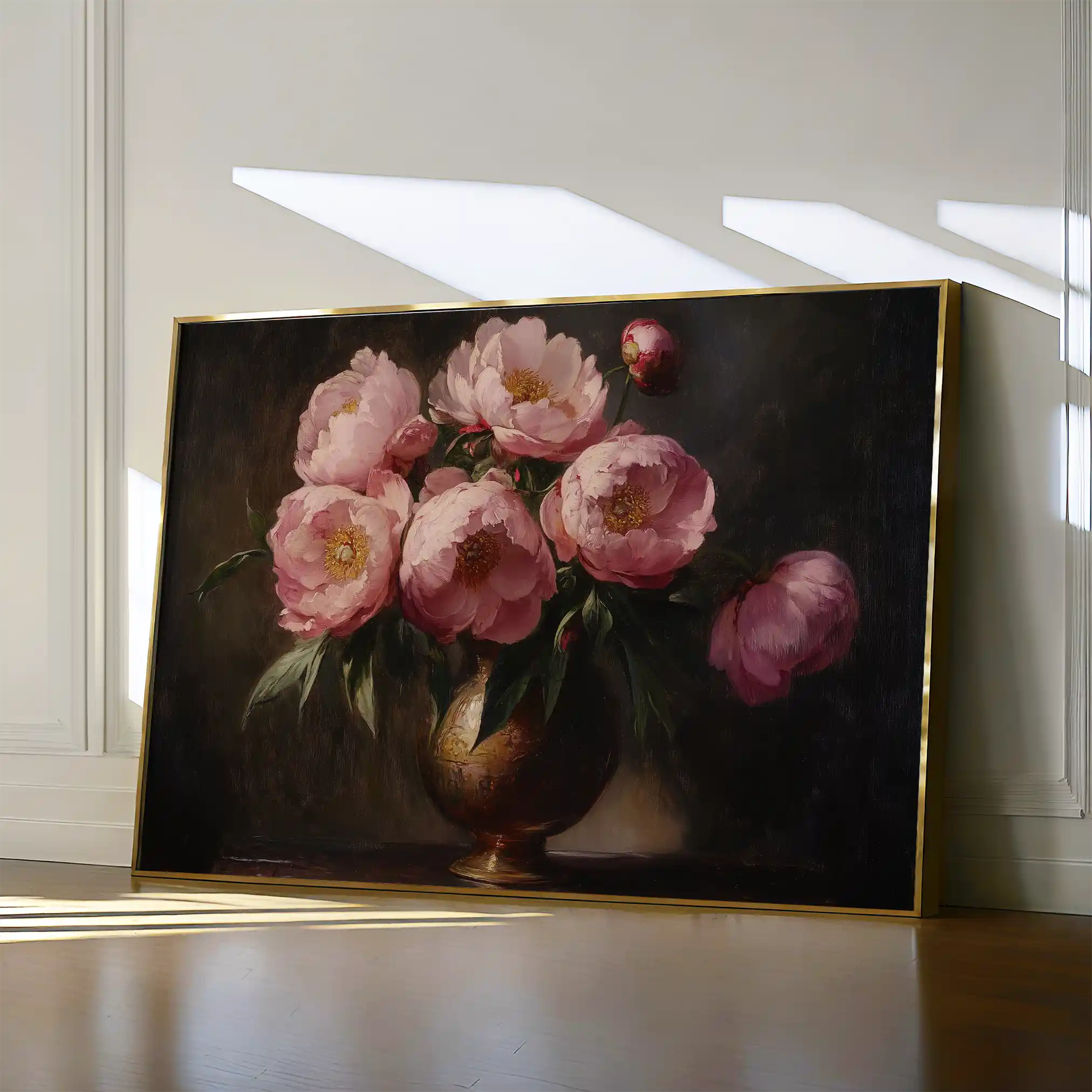 Floral Canvas Wall Art WAD1076-F 90 x 60 cm / Stretched on hidden frame