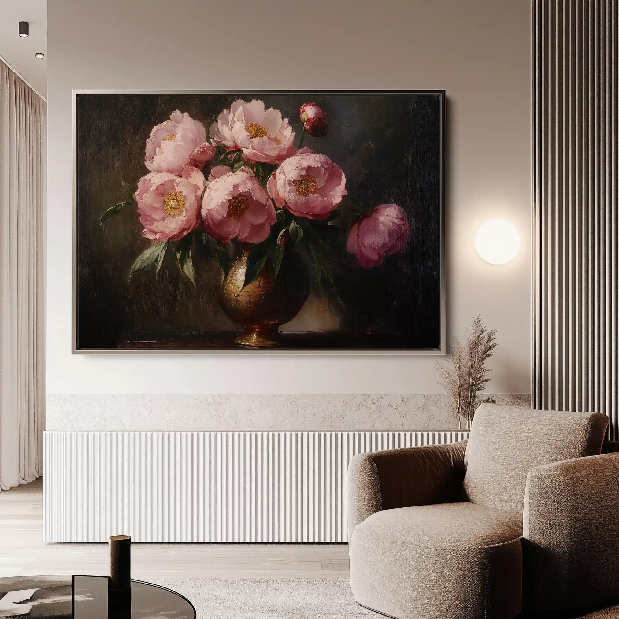 Floral Canvas Wall Art WAD1076-F 90 x 60 cm / Stretched on hidden frame