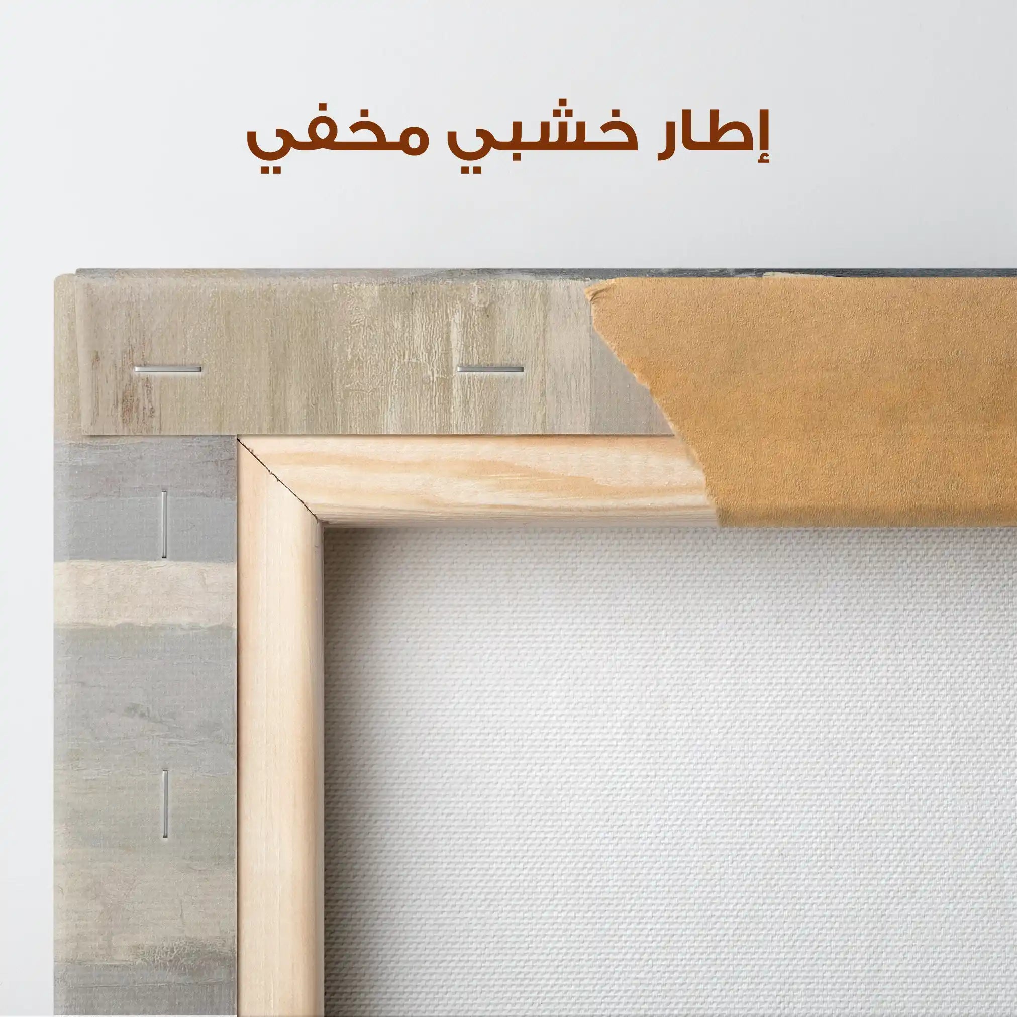 Abstract 1077 Canvas Art 60 x 60 cm / Stretched on hidden frame