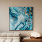 Abstract 1078 Canvas Art 60 x 60 cm / Stretched on hidden frame