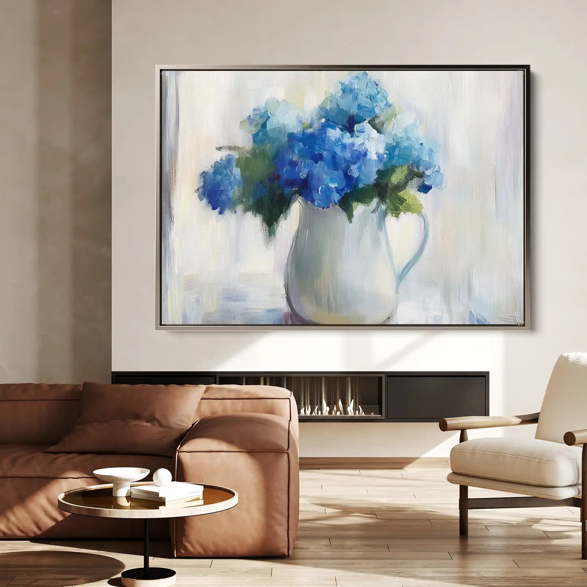 Floral Canvas Wall Art WAD1078-F 90 x 60 cm / Stretched on hidden frame