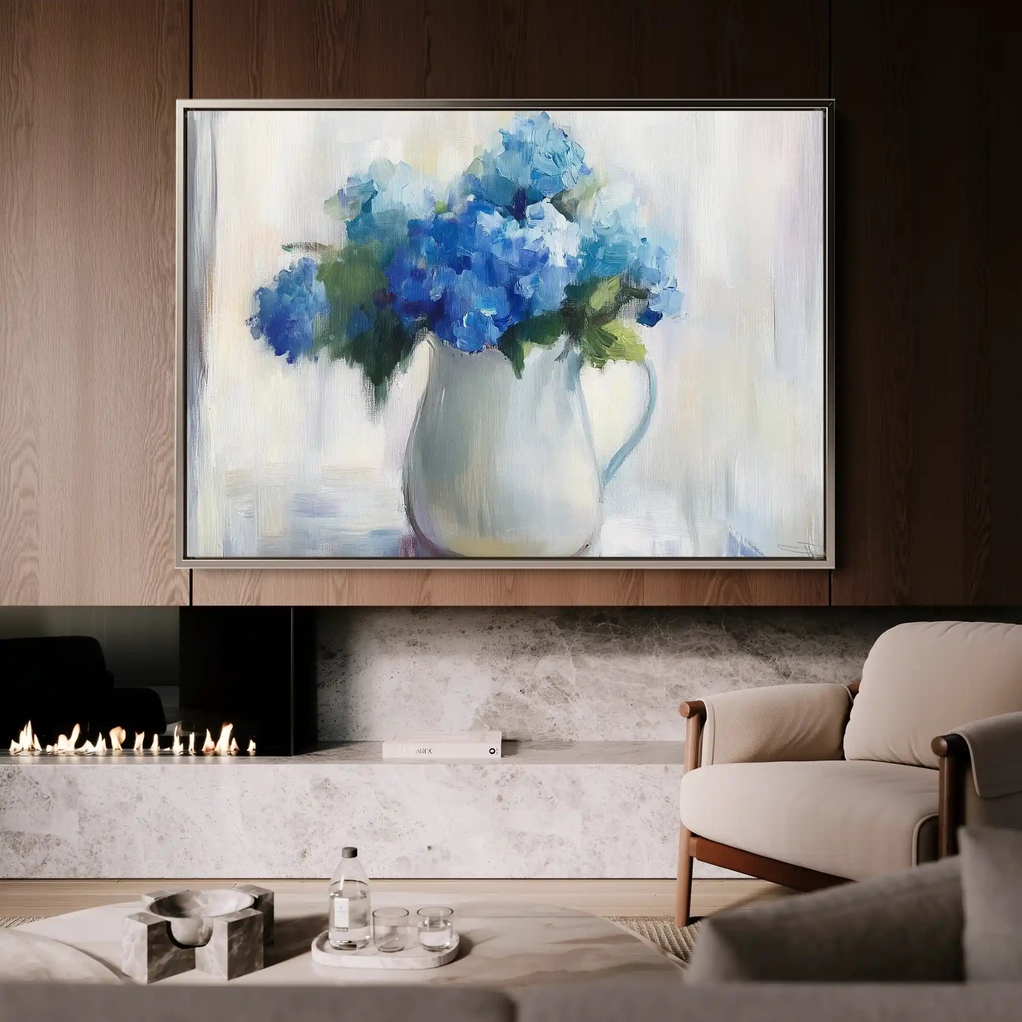 Floral Canvas Wall Art WAD1078-F 90 x 60 cm / Stretched on hidden frame