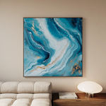 Abstract 1079 Canvas Art 60 x 60 cm / Stretched on hidden frame
