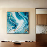 Abstract 1079 Canvas Art 60 x 60 cm / Stretched on hidden frame