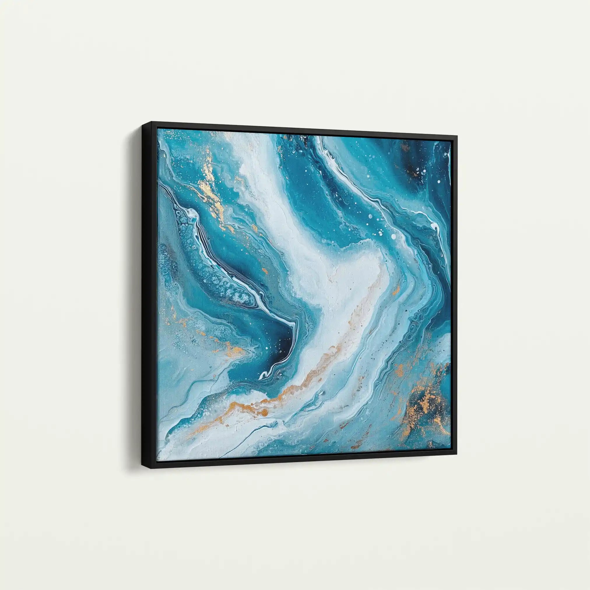 Abstract 1079 Canvas Art 60 x 60 cm / Stretched on hidden frame