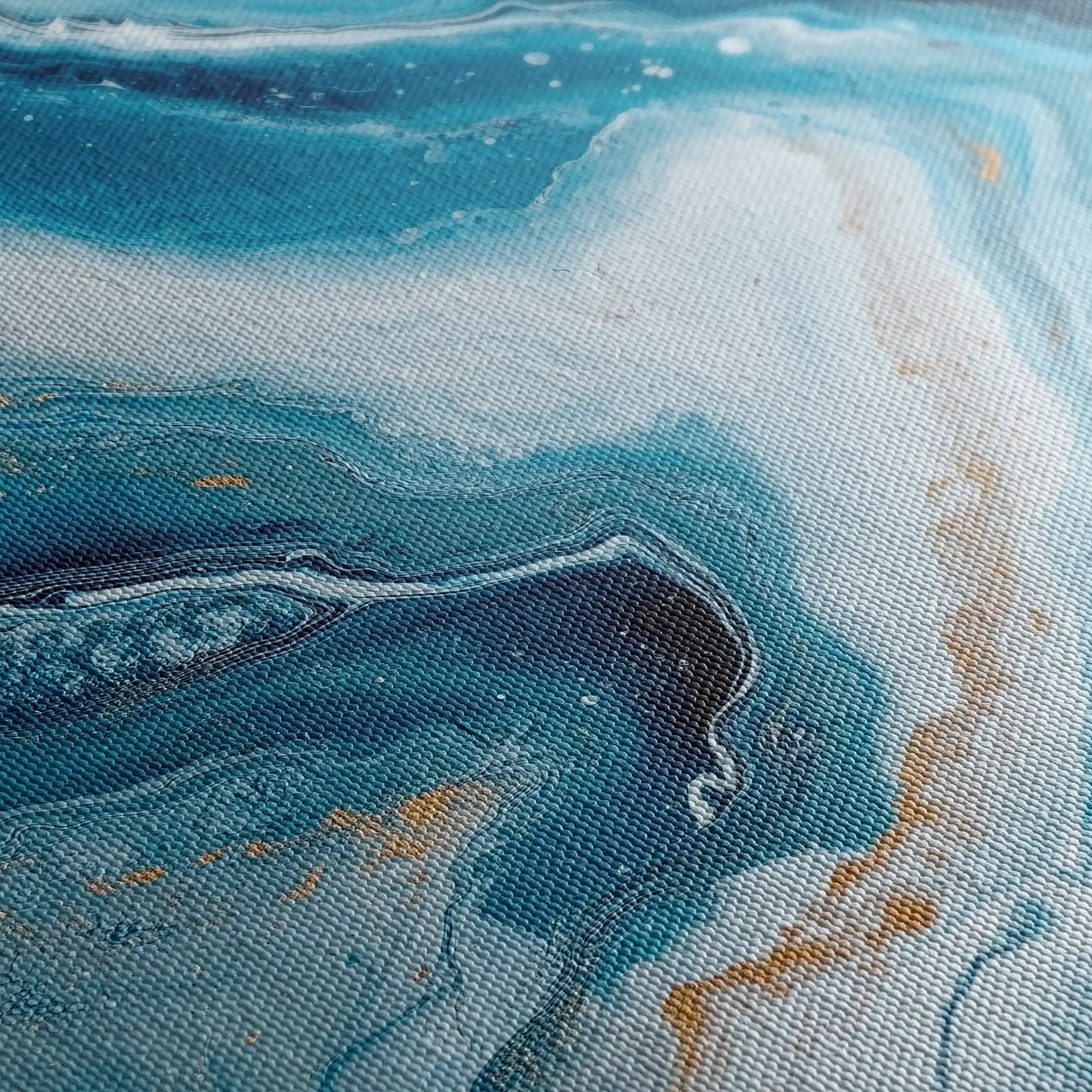 Abstract 1079 Canvas Art 60 x 60 cm / Stretched on hidden frame