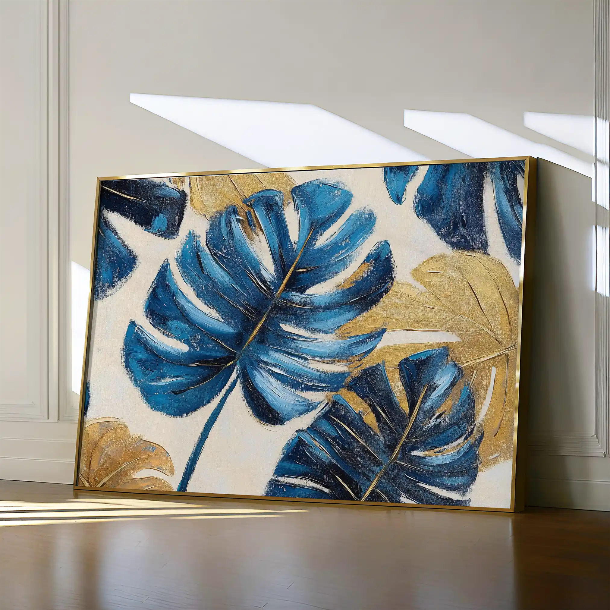 Floral Canvas Wall Art WAD1079-F 90 x 60 cm / Stretched on hidden frame