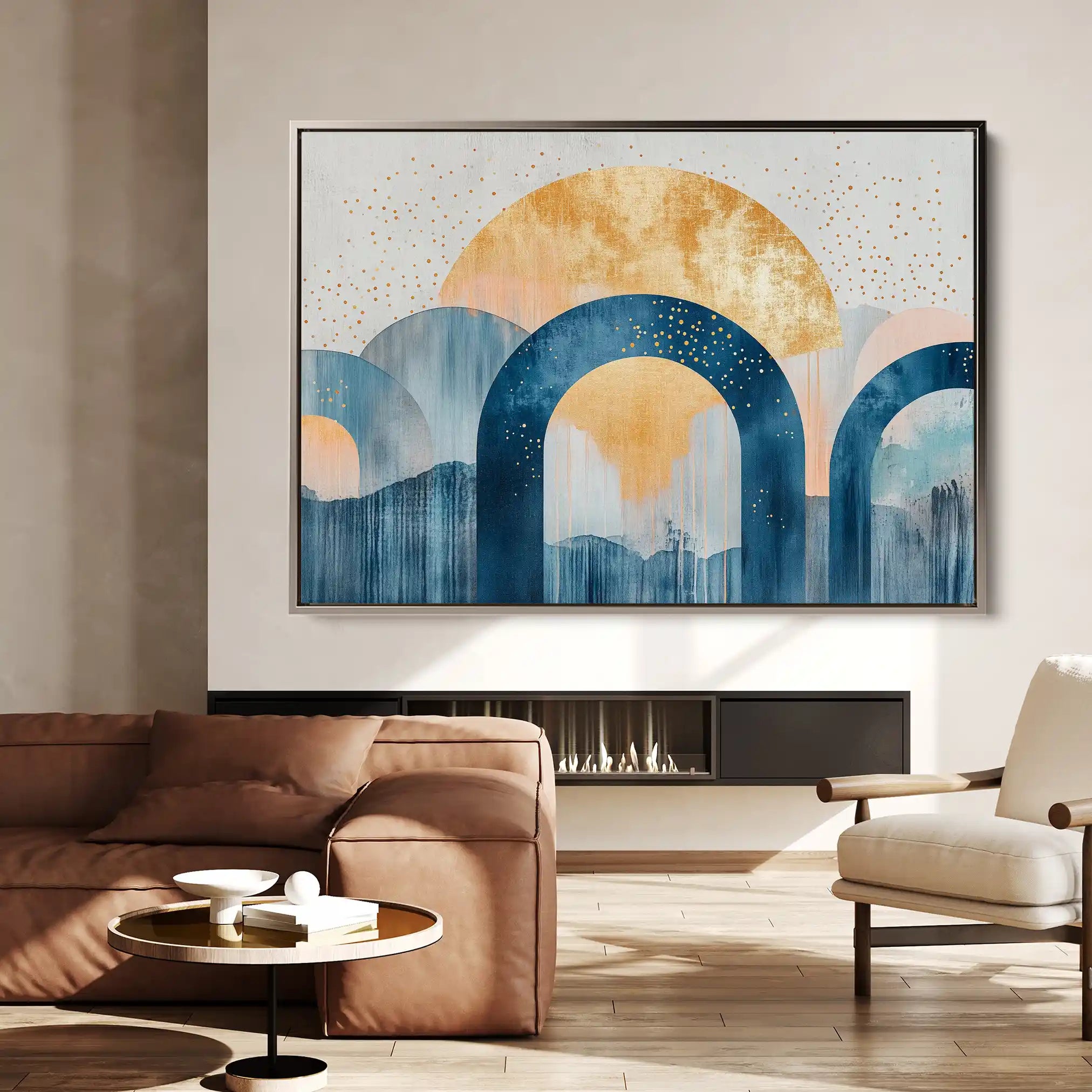 Boho 108 Canvas Art 90 x 60 cm / Stretched on hidden frame