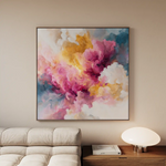 Abstract 1080 Canvas Art 60 x 60 cm / Stretched on hidden frame