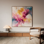 Abstract 1080 Canvas Art 60 x 60 cm / Stretched on hidden frame