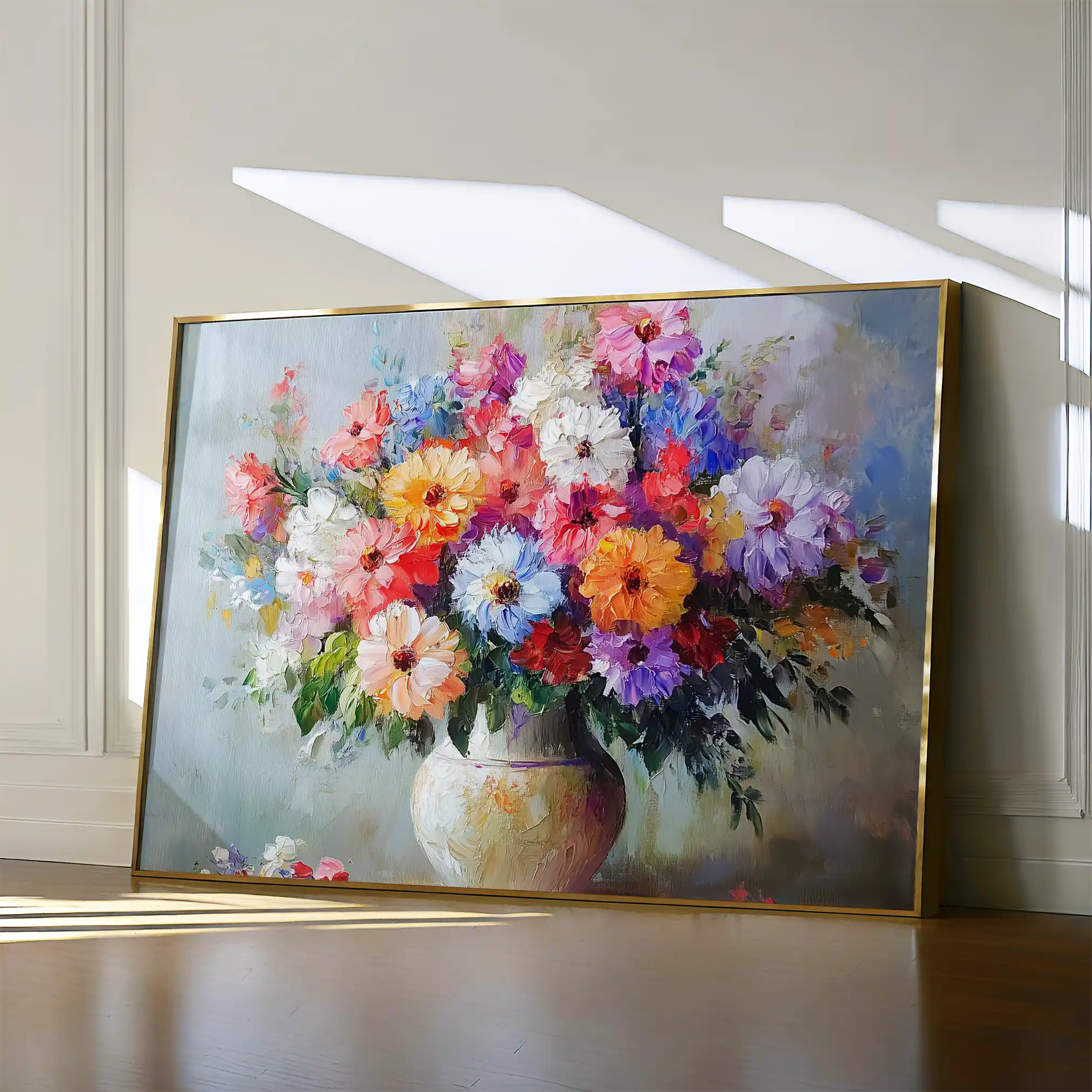 Floral Canvas Wall Art WAD1080-F 90 x 60 cm / Stretched on hidden frame