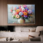Floral Canvas Wall Art WAD1080-F 90 x 60 cm / Stretched on hidden frame