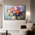 Floral Canvas Wall Art WAD1080-F 90 x 60 cm / Stretched on hidden frame