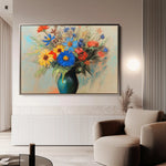 Floral Canvas Wall Art WAD1083-F 90 x 60 cm / Stretched on hidden frame