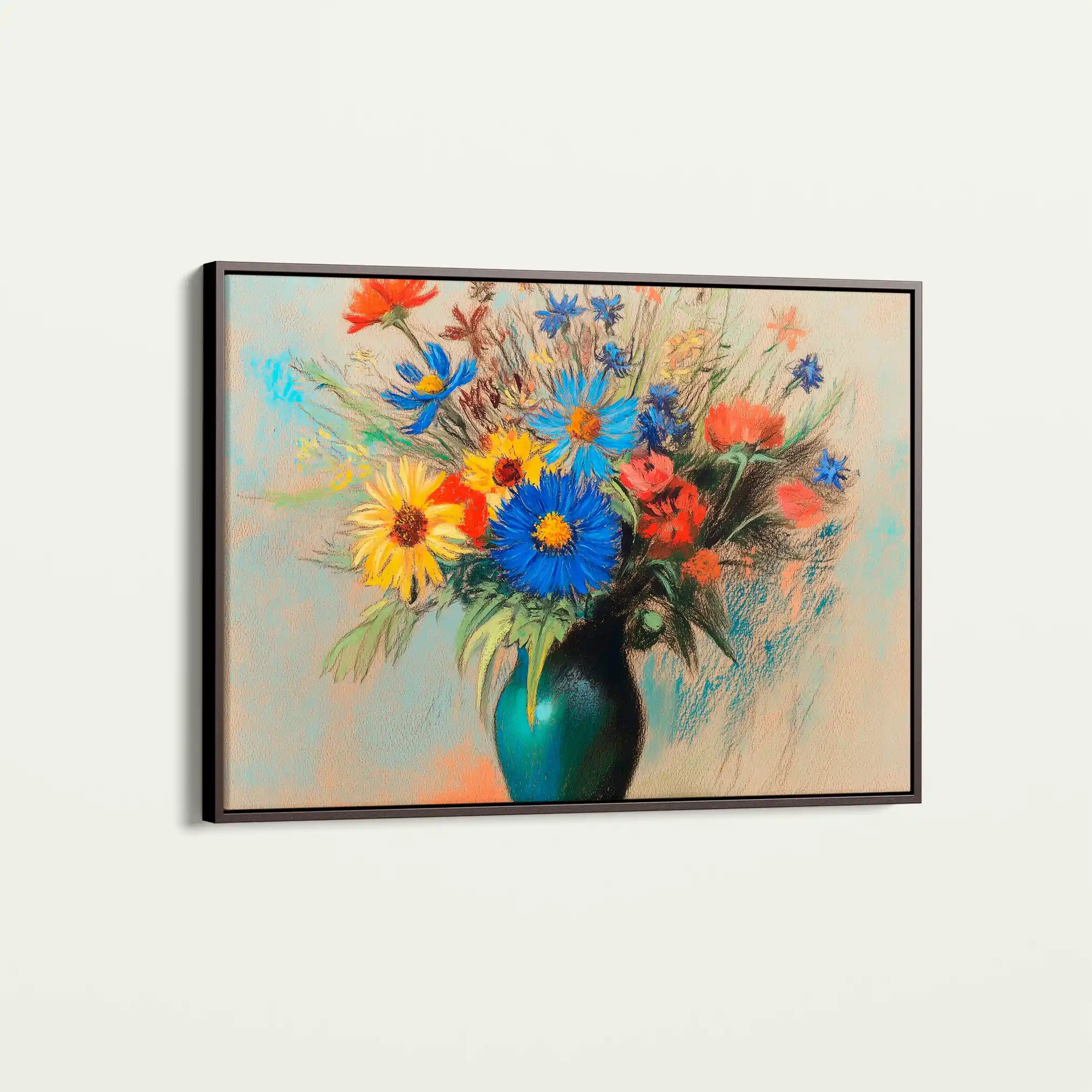 Floral Canvas Wall Art WAD1083-F 90 x 60 cm / Stretched on hidden frame