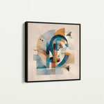 Abstract 1085 Canvas Art 60 x 60 cm / Stretched on hidden frame