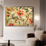 Floral Canvas Wall Art WAD1087-F 90 x 60 cm / Stretched on hidden frame