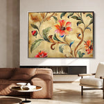 Floral Canvas Wall Art WAD1087-F 90 x 60 cm / Stretched on hidden frame