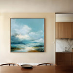 Abstract 1089 Canvas Art 60 x 60 cm / Stretched on hidden frame