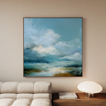Abstract 1089 Canvas Art 60 x 60 cm / Stretched on hidden frame