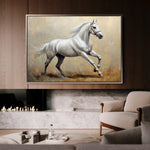 Horses 109 Canvas Art 90 x 60 cm / Stretched on hidden frame