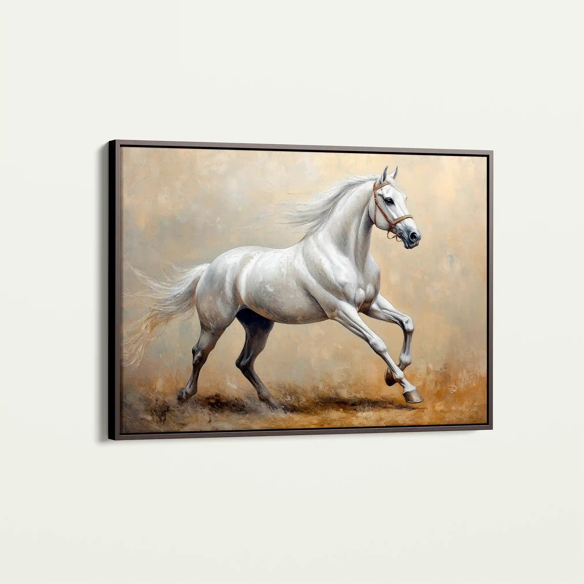Horses 109 Canvas Art 90 x 60 cm / Stretched on hidden frame