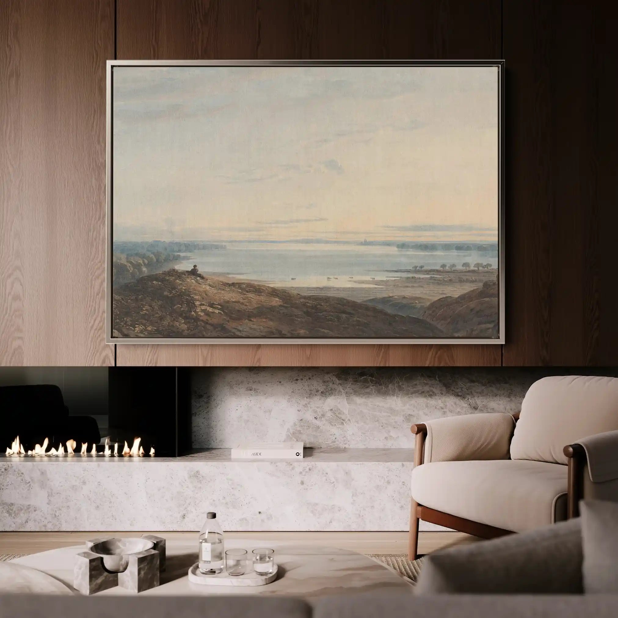 Landscape 109 Canvas Art 90 x 60 cm / Stretched on hidden frame