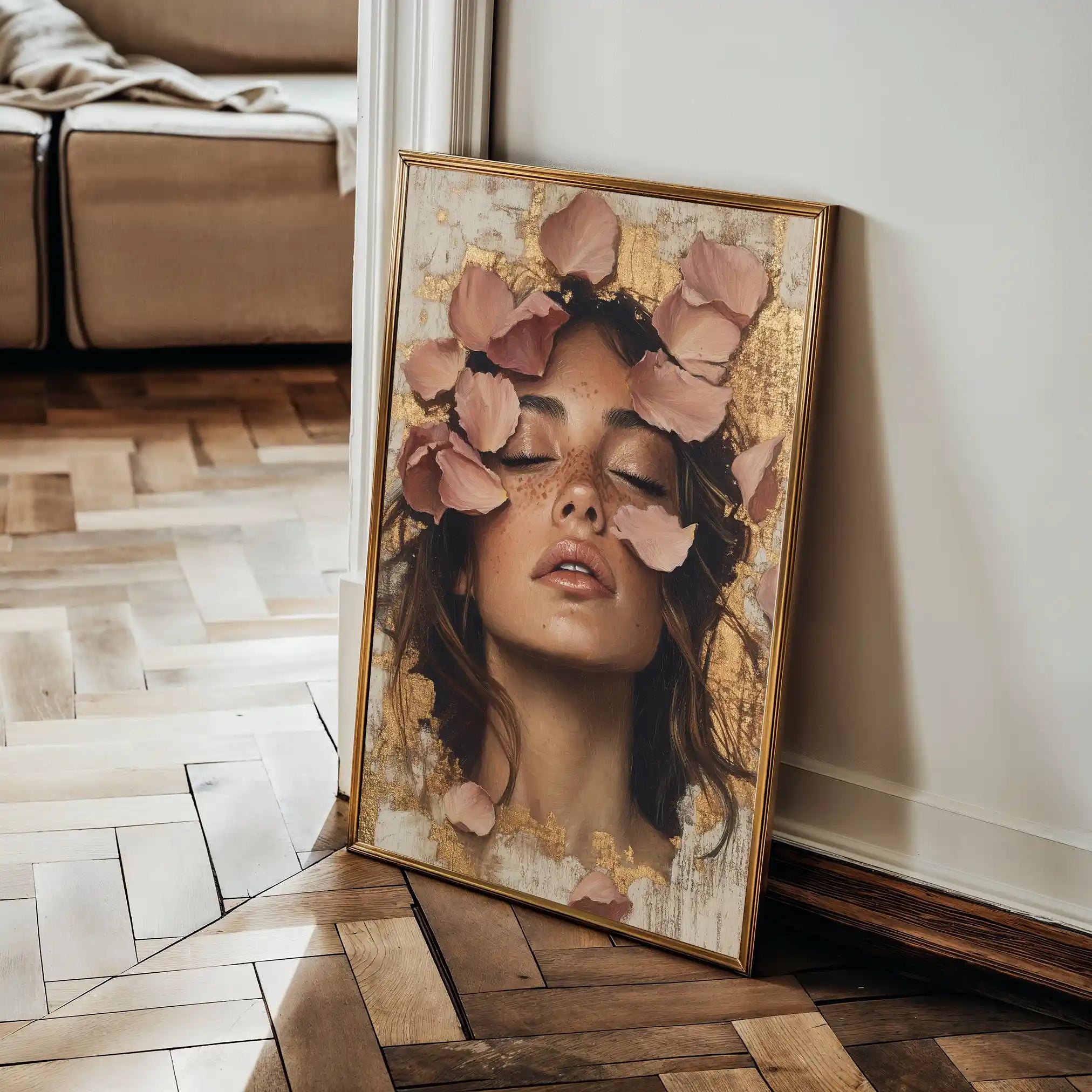 Portrait 109 Canvas Art 90 x 60 cm / Stretched on hidden frame