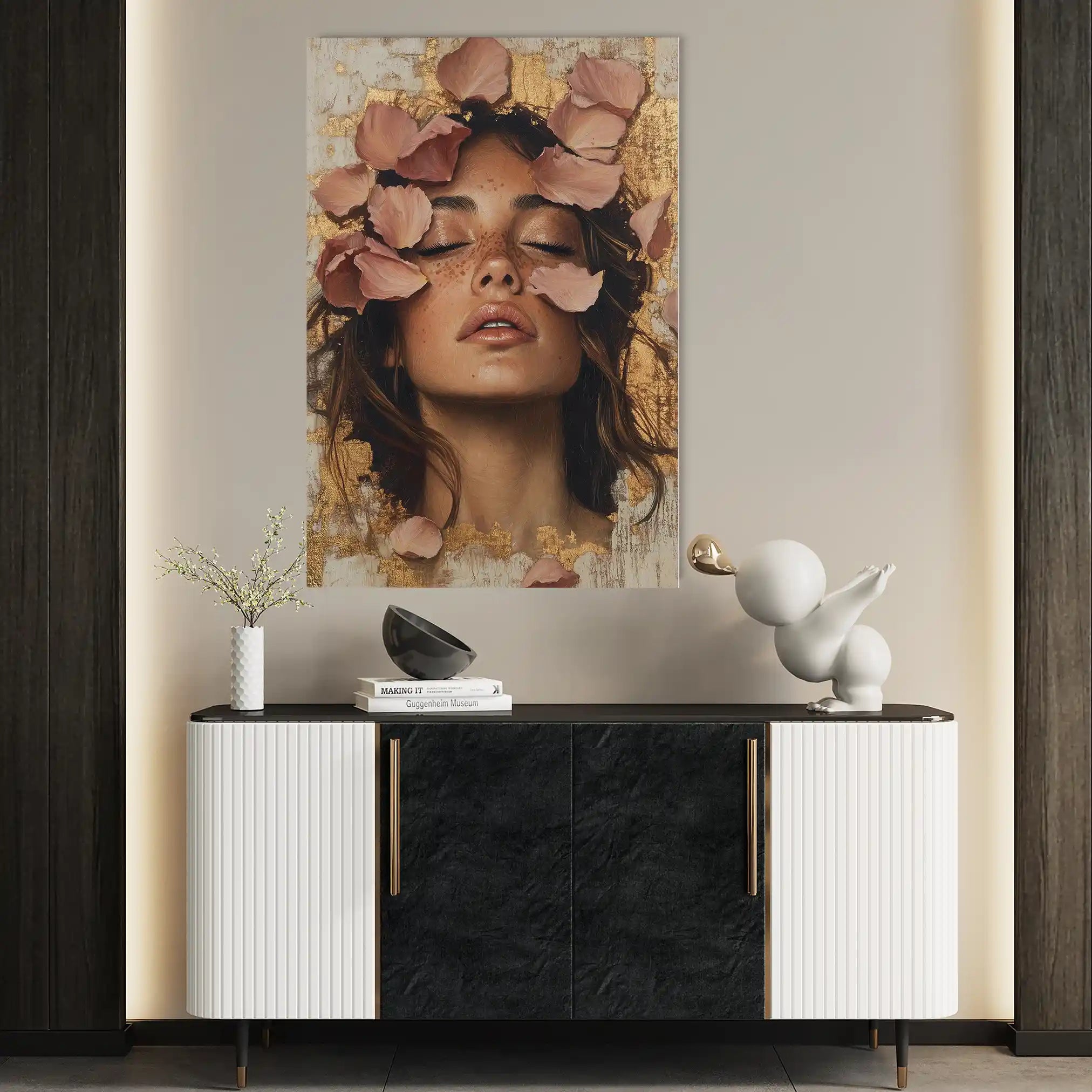 Portrait 109 Canvas Art 90 x 60 cm / Stretched on hidden frame