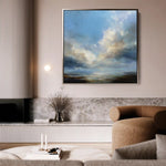 Abstract 1090 Canvas Art 60 x 60 cm / Stretched on hidden frame