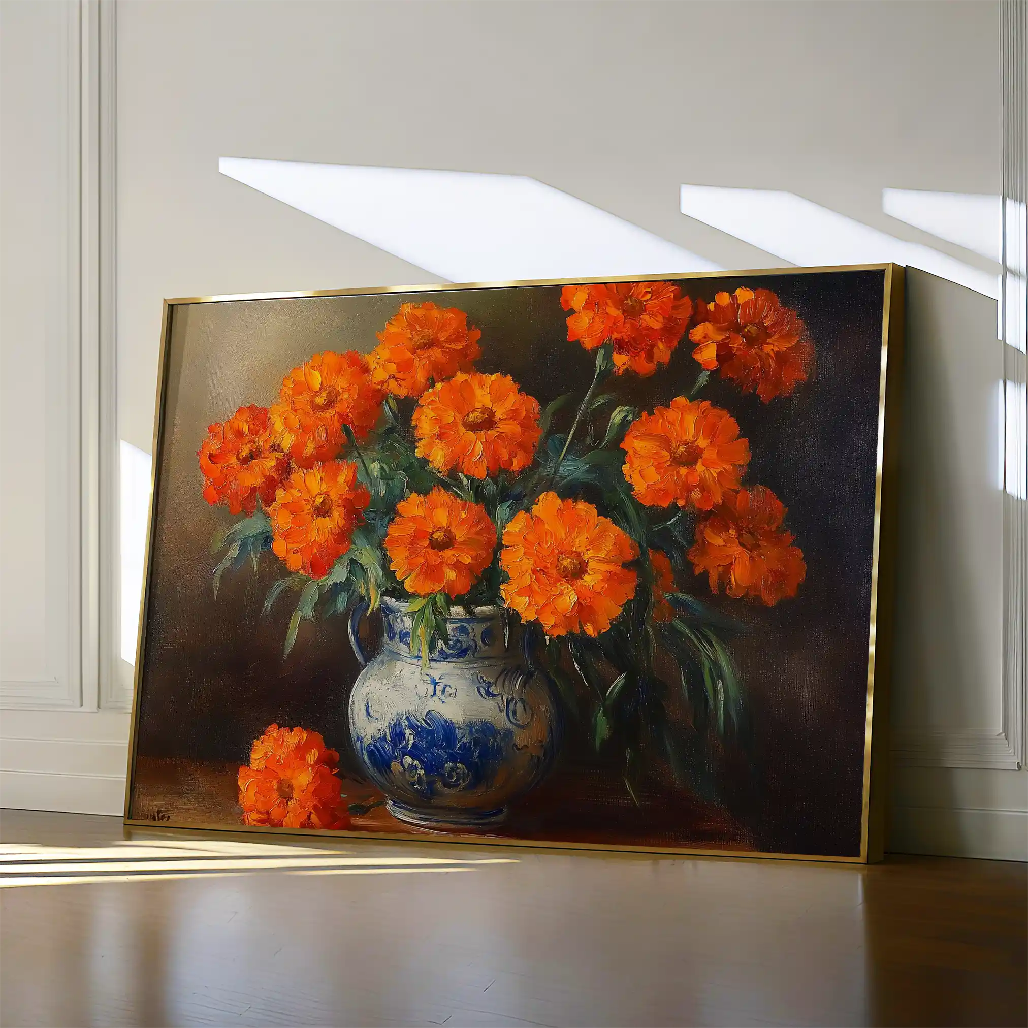 Floral Canvas Wall Art WAD1090-F 90 x 60 cm / Stretched on hidden frame