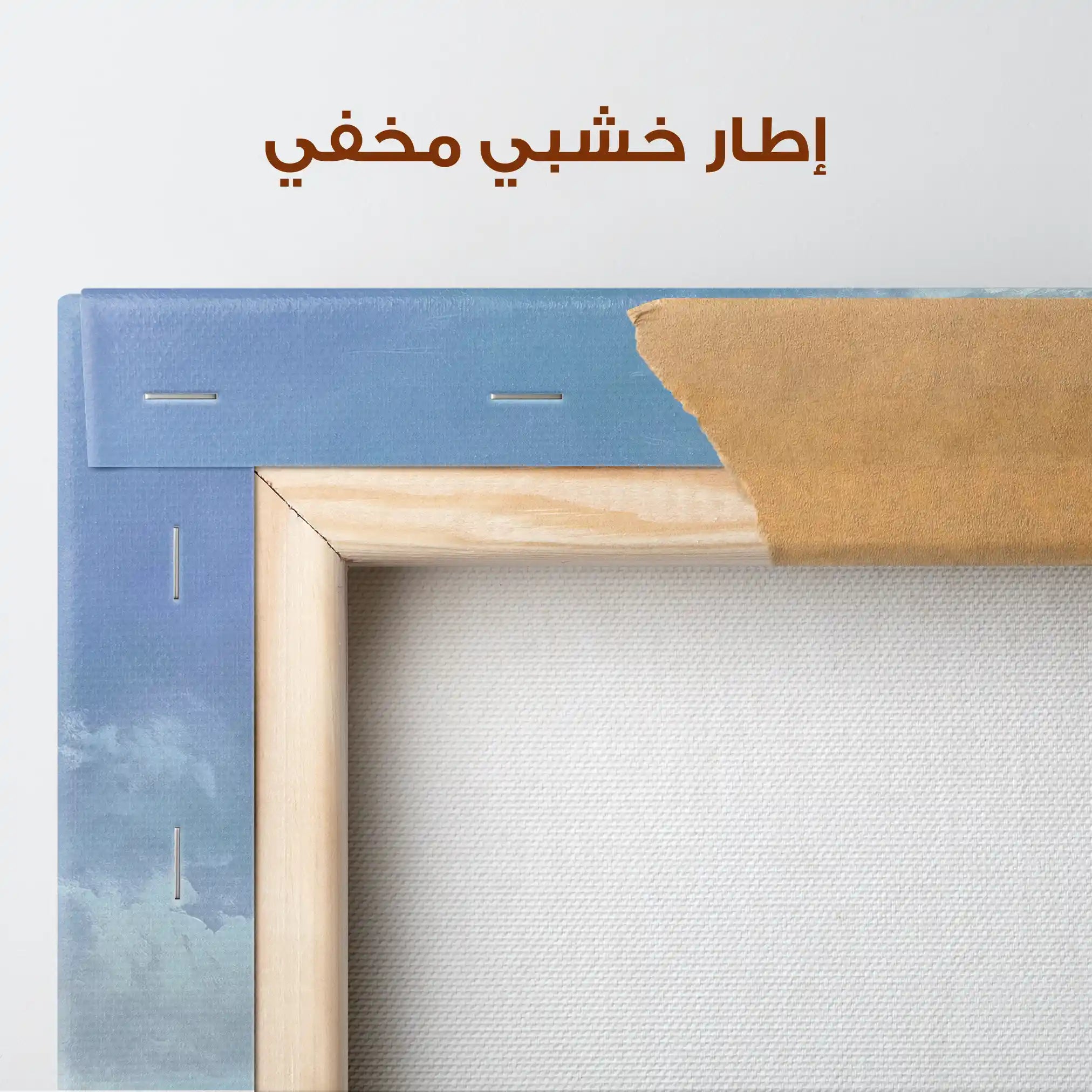 Abstract 1091 Canvas Art 60 x 60 cm / Stretched on hidden frame