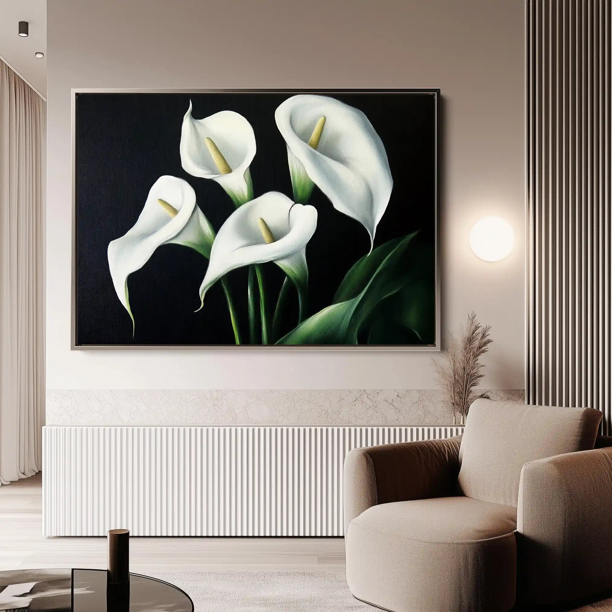 Floral Canvas Wall Art WAD1091-F 90 x 60 cm / Stretched on hidden frame