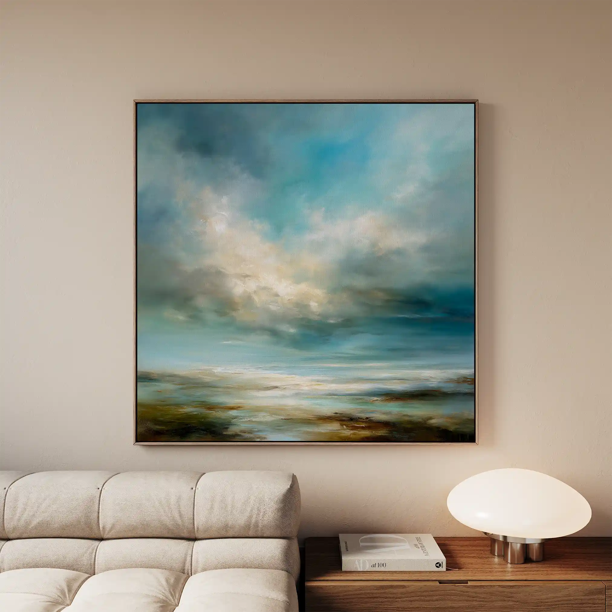 Abstract 1092 Canvas Art 60 x 60 cm / Stretched on hidden frame