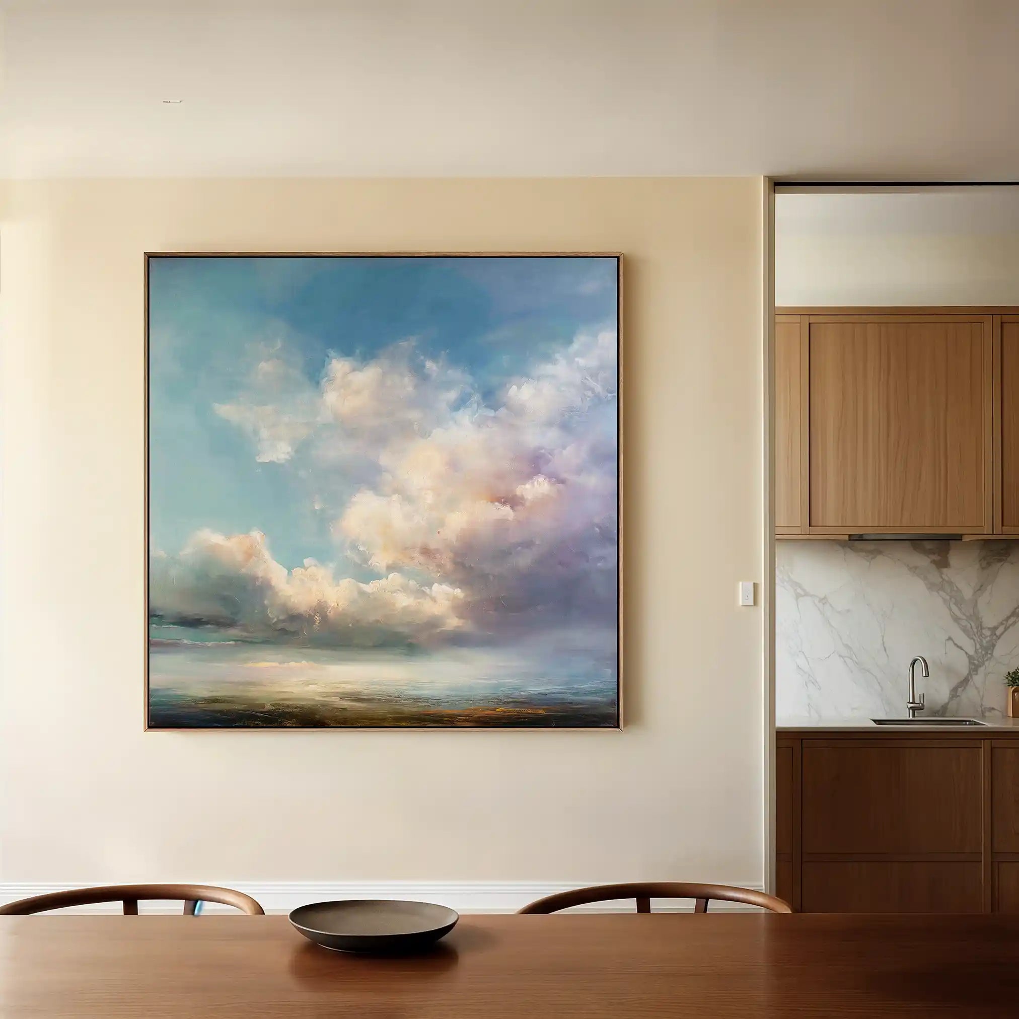 Abstract 1093 Canvas Art 60 x 60 cm / Stretched on hidden frame