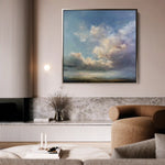 Abstract 1093 Canvas Art 60 x 60 cm / Stretched on hidden frame