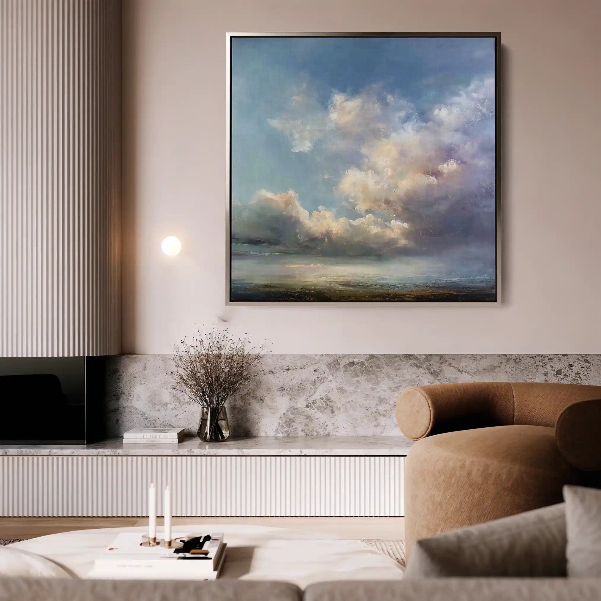Abstract 1093 Canvas Art 60 x 60 cm / Stretched on hidden frame