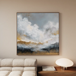 Abstract 1095 Canvas Art 60 x 60 cm / Stretched on hidden frame
