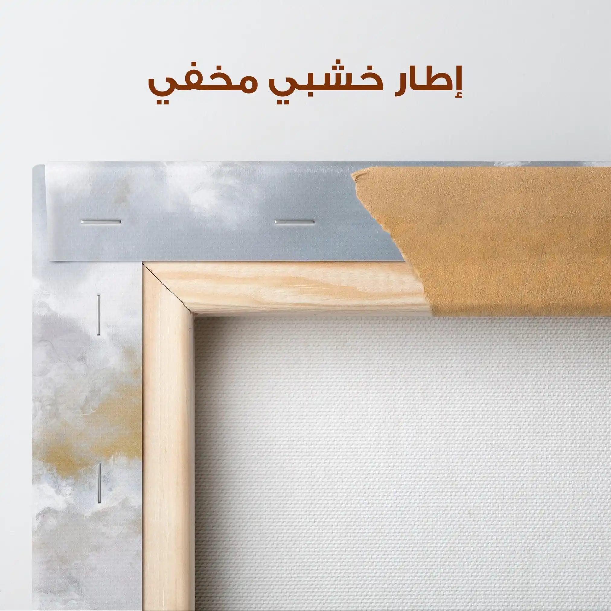 Abstract 1095 Canvas Art 60 x 60 cm / Stretched on hidden frame