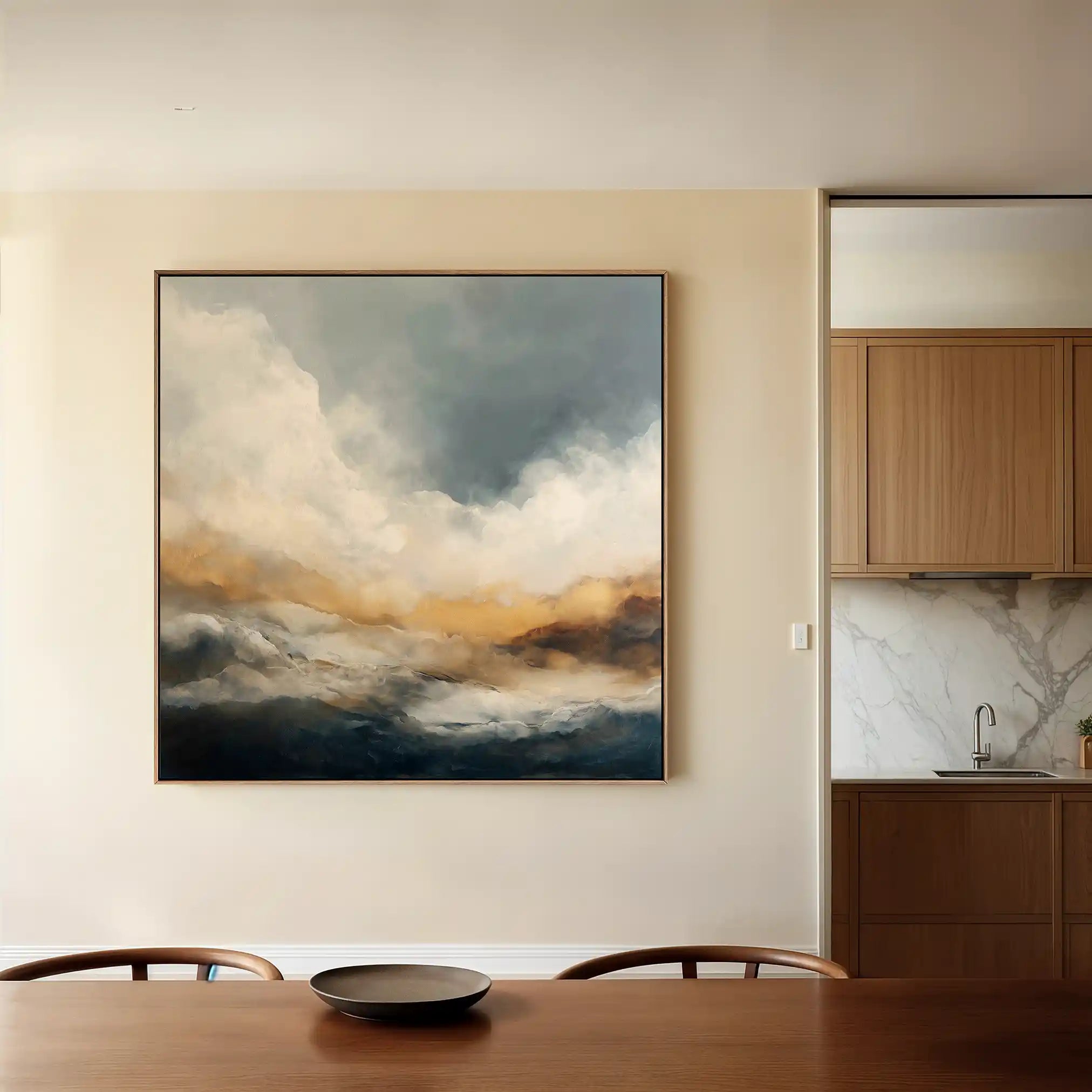 Abstract 1096 Canvas Art 60 x 60 cm / Stretched on hidden frame