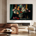 Floral Canvas Wall Art WAD1096-F 90 x 60 cm / Stretched on hidden frame
