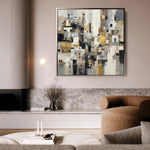 Abstract 1097 Canvas Art 60 x 60 cm / Stretched on hidden frame